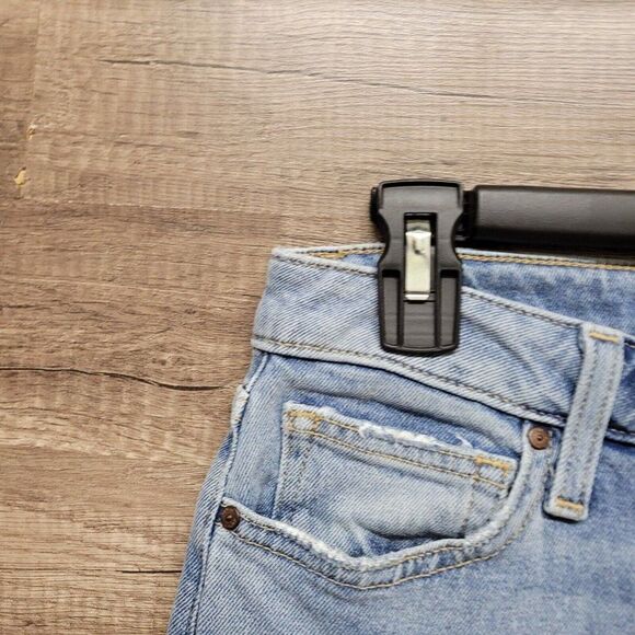 Joe's Jeans Blue Billie Reese Cropped Boyfriend Womens 28 Distressed Raw Hem - Picture 5 of 16